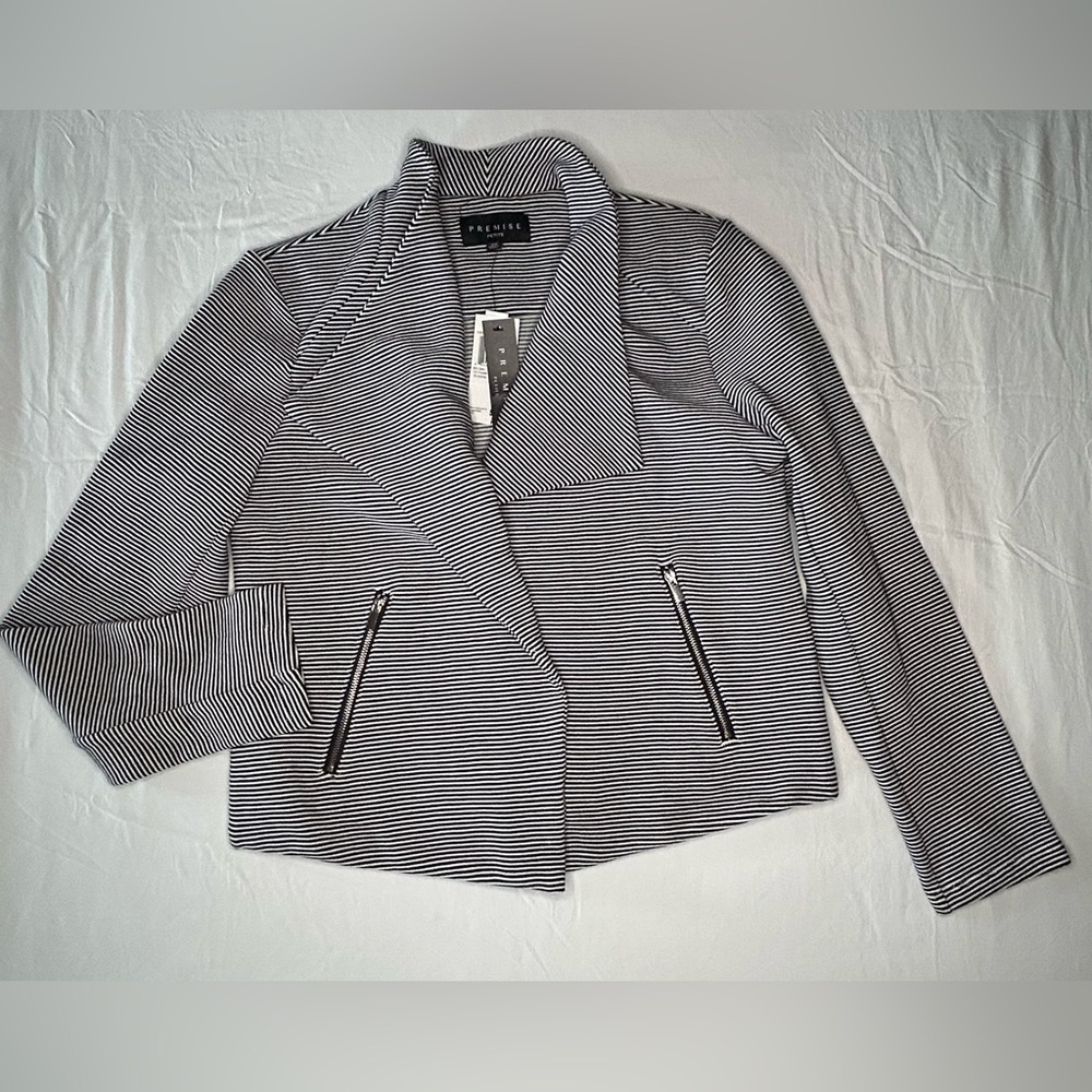 Premise Monochrome Striped‎ Women's Blazer